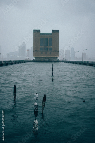 Foggy pier 2 photo