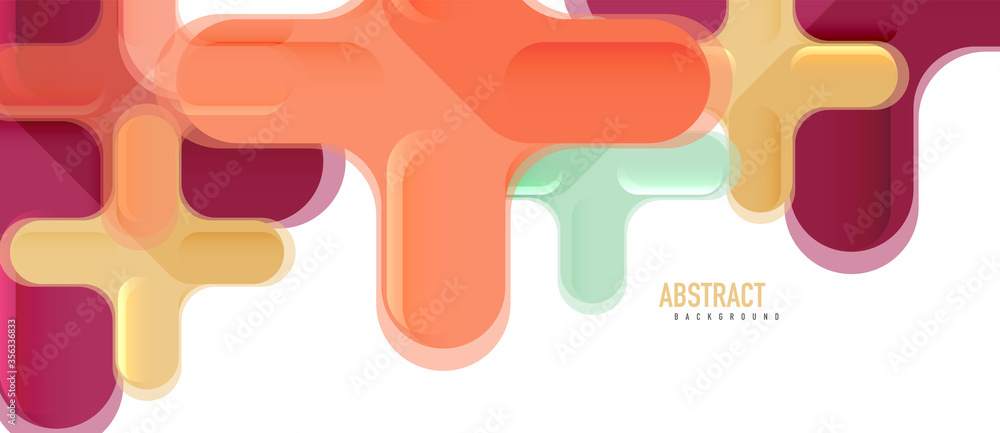 Glossy multicolored plastic style cross composition, x shape design, techno geometric modern abstract background. Trendy abstract layout template Glossy multicolored plastic style cross composition, x shape design, techno geometric modern abstract background. Trendy abstract layout template