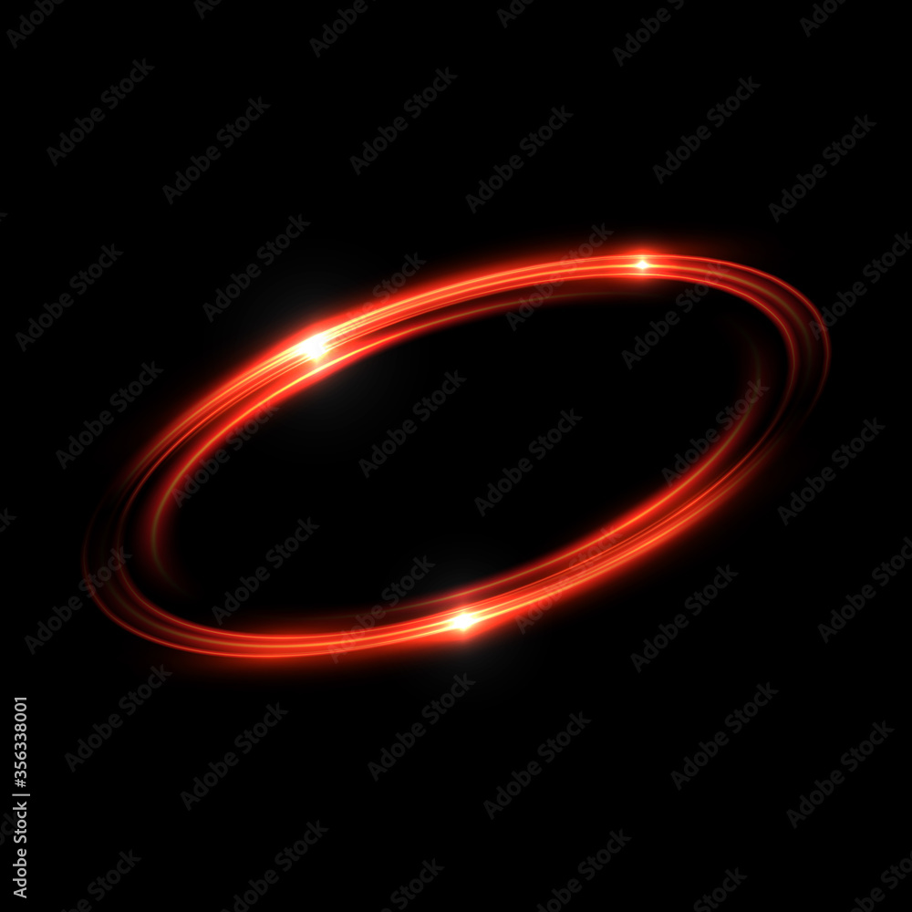 Orange Screen Circle Ring Light Effect [1 Hour] - YouTube