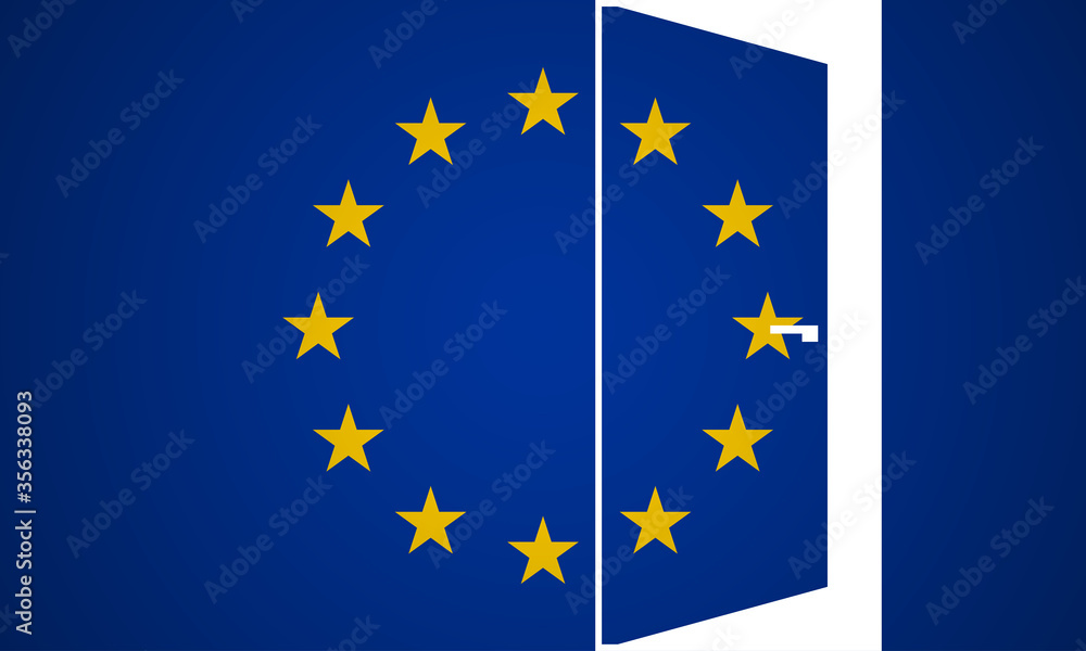 Brexit. The flag of the European Union without a single star. EU flag without UK. The United Kingdom of Great Britain and Northern Ireland country withdrew from Europe. Recent events in the world Brexit. The flag of the European Union without a single star. EU flag without UK. The United Kingdom of Great Britain and Northern Ireland country withdrew from Europe. Recent events in the world