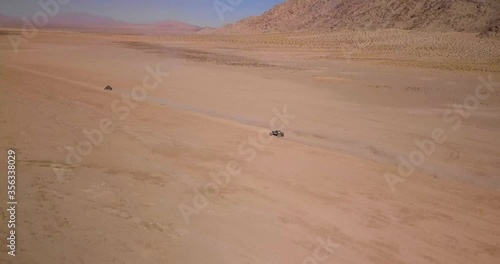 Off-road Vehicle Driving in the Desert photo