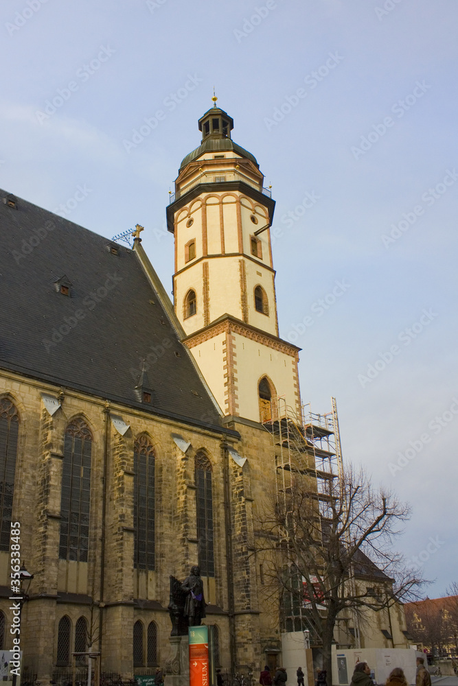 St Thomas Church (or Thomaskirche) in Leipzig, Germany