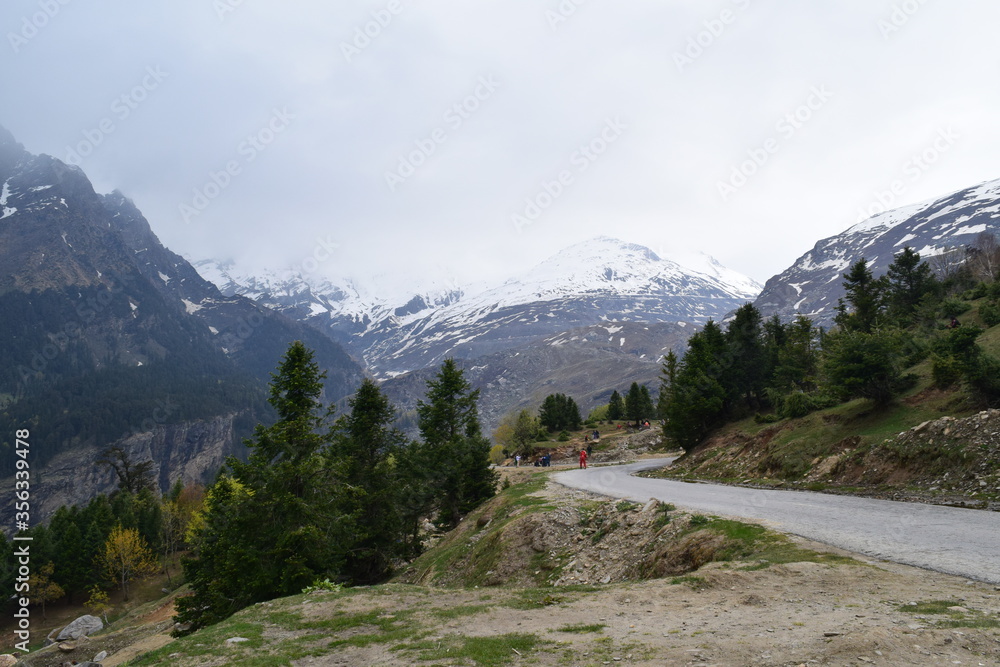 road on mountain