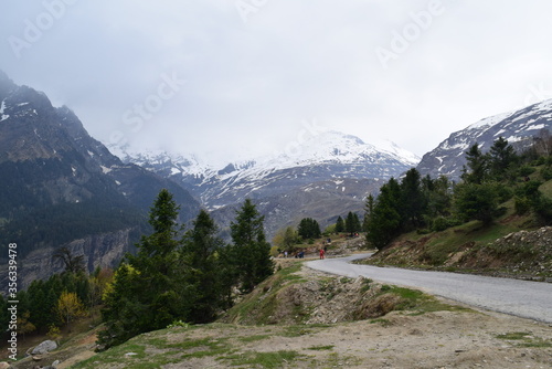 road on mountain