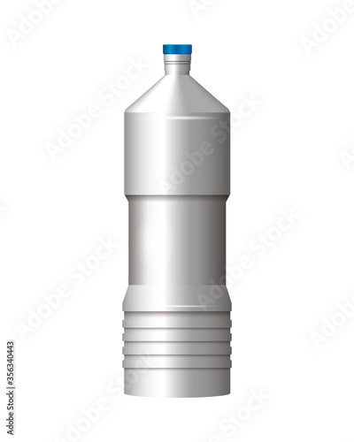 bottle product with metalic gray color