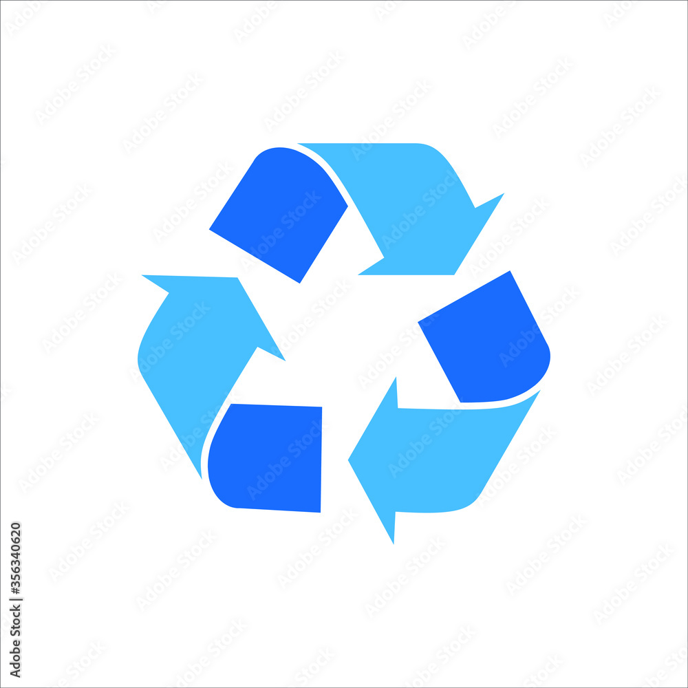 Arrow Recycling vector icon isolated, triangular recycling symbol, Recycle Sign Icon modern, Arrows Recycle icon flat , Recycling icon vector design illustration Arrow Recycling vector icon isolated, triangular recycling symbol, Recycle Sign Icon modern, Arrows Recycle icon flat , Recycling icon vector design illustration
