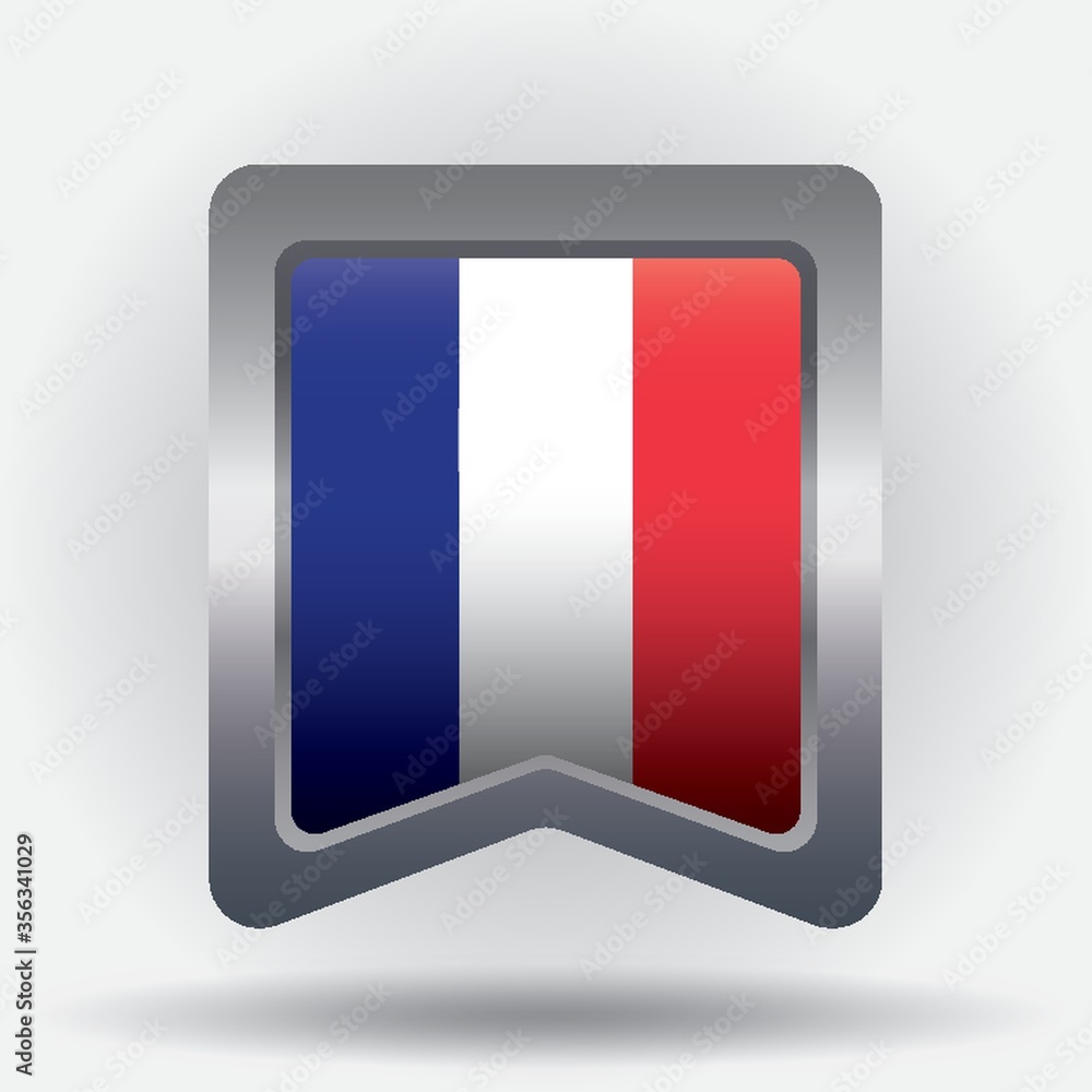france flag button