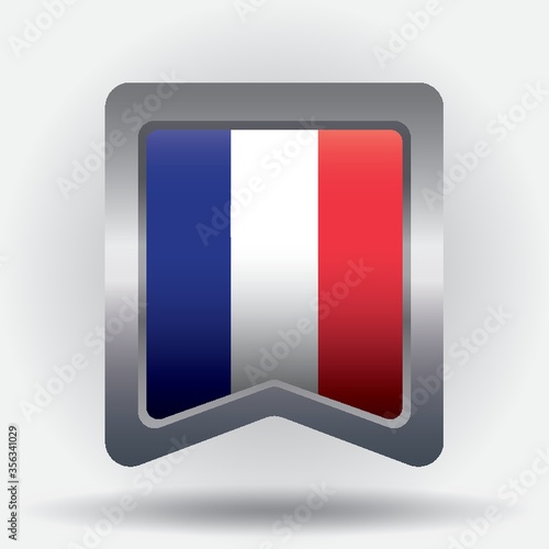 Free Download france flag button - GFXLoad
