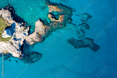 Apulien in Italien aus der Luft