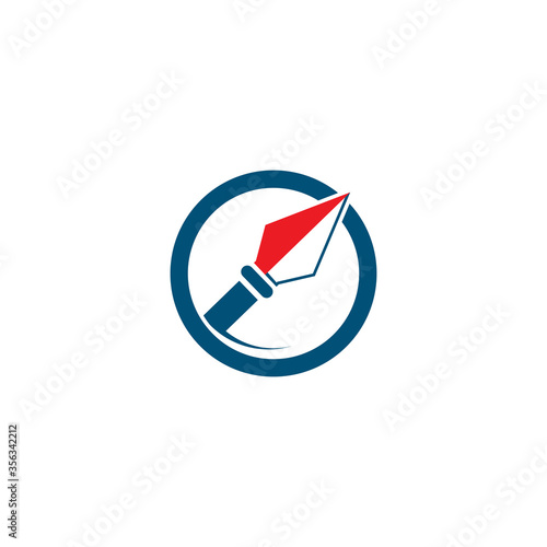 Spear Logo Template vector symbol