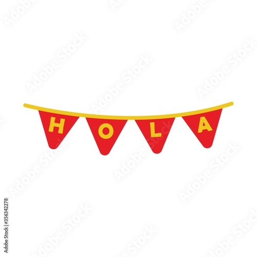 spanish hola bunting