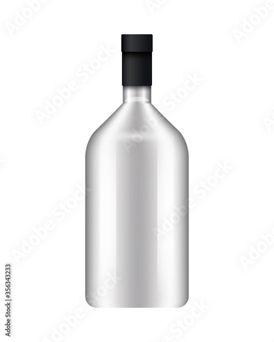 bottle product with metalic gray color