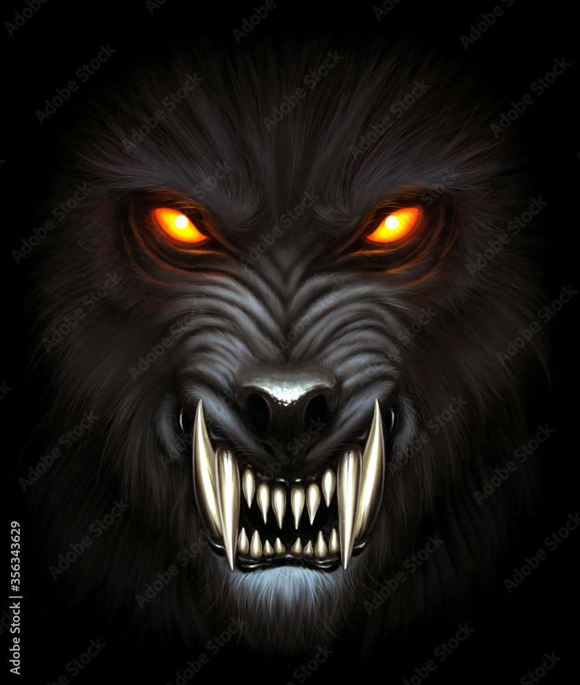 Werewolf portrait Werewolf portrait
