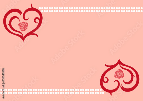 ハート（薔薇）