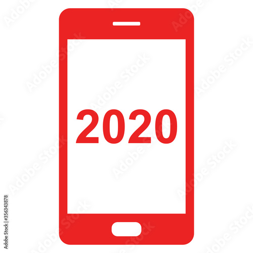 Jahr 2020 und Smartphone