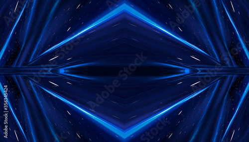 Abstract blue dark backgrou...