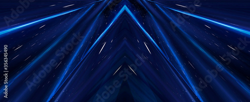 Abstract blue dark backgrou...