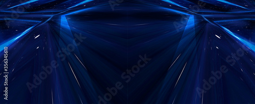 Abstract blue dark backgrou...