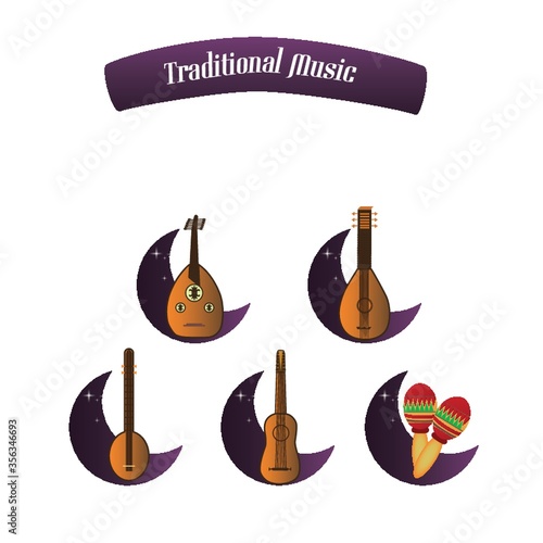 traditional music set