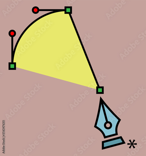 Bezier Curve With Pen Tool