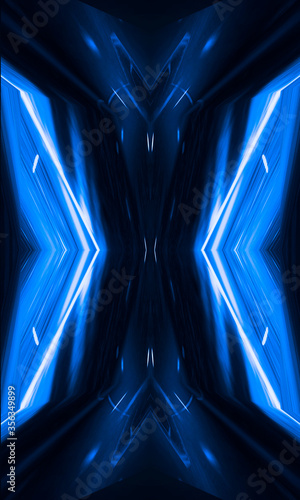 Abstract blue dark backgrou...