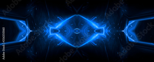 Abstract blue dark backgrou...