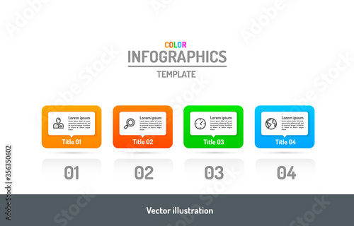 Infographics creative concept, business info templates option, data label plan.
