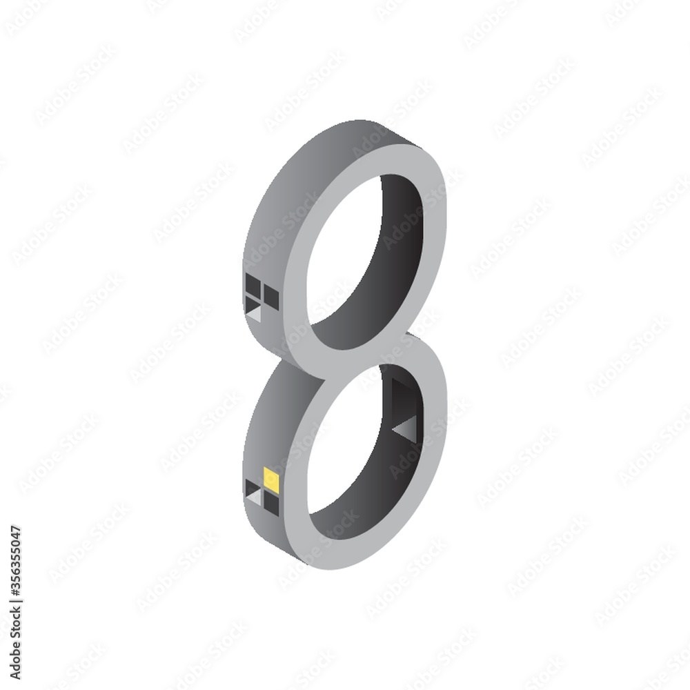 isometric number 8 isometric number 8