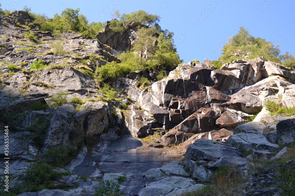 rocks in the mountain