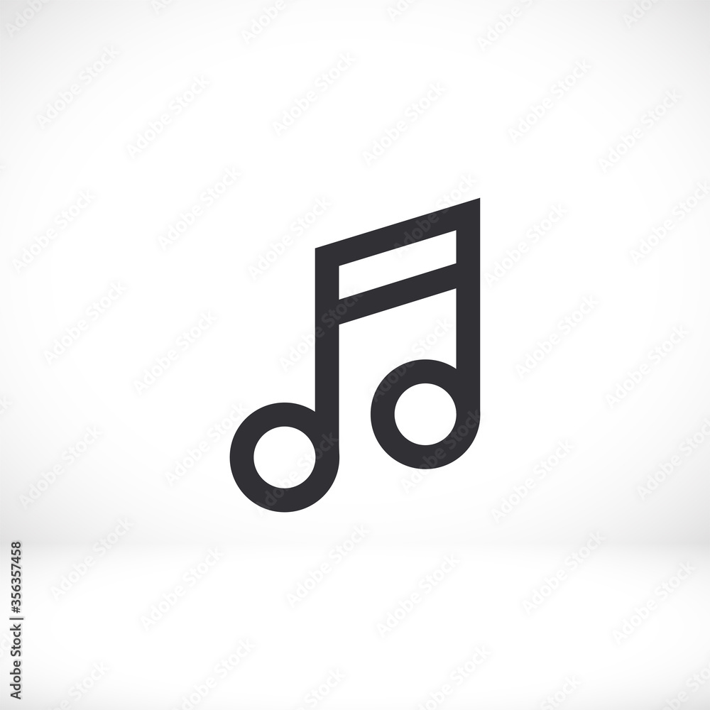 Music Icon in trendy flat style isolated on background. Note symbol for your web site design, logo, app, UI. Vector Music illustration, EPS 10 Music melody . Music Icon in trendy flat style isolated on background. Note symbol for your web site design, logo, app, UI. Vector Music illustration, EPS 10 Music melody .