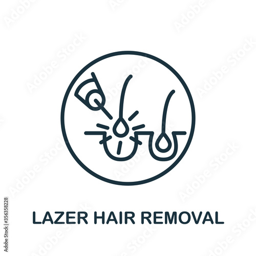 Laser Hair Removal icon. Simple element from cosmetology collection. Creative Laser Hair Removal icon for web design, templates, infographics and more