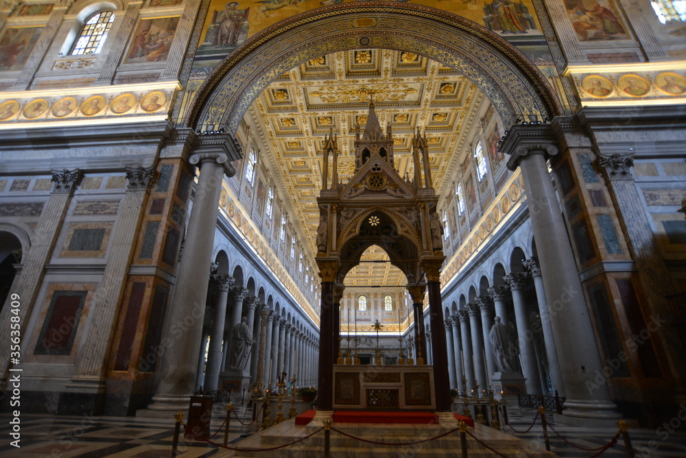 Obraz premium Roma Basilica di San Paolo
