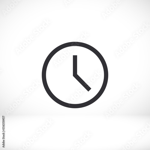 clock icon. Vector Eps 10 . illustration best clock Design Flat