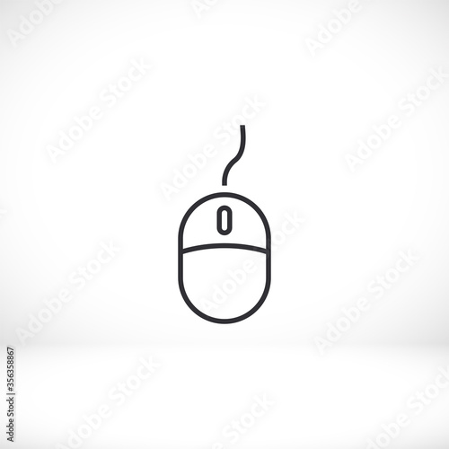 Computer mouse. Vector Eps 10 Design Flat Illustration best flashlight