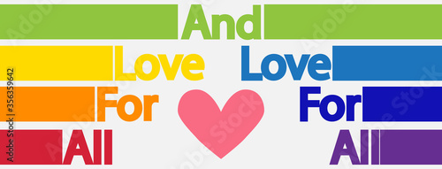 LGBT concept, motivating phrase in the colors of the rainbow. Decoding abbreviations LGBT.
