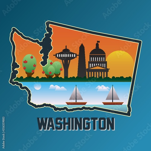 washington map
