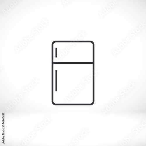 Fridge icon. Vector Eps 10 . Lorem Ipsum Flat Design