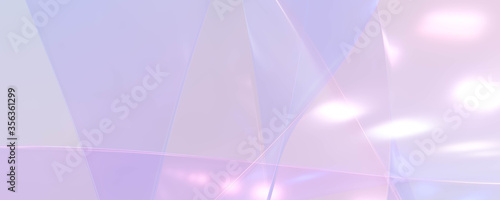 abstract transparent blue shape background design transparent modern futuristic 3d render illustration background