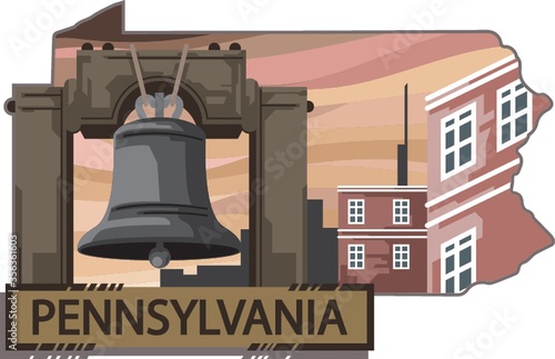 Bild auf Leinwand pennsylvania