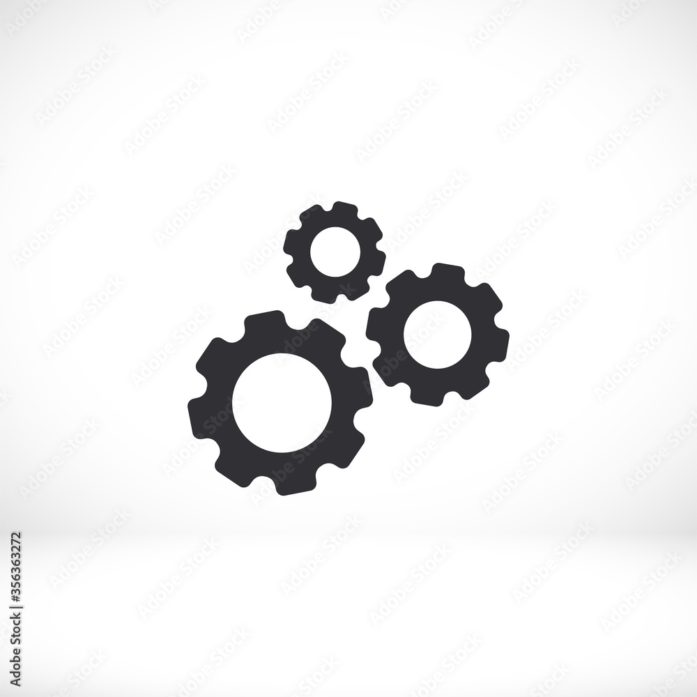 Performance outline icon gear  isolated on  background for website design, mobile apps, user interface gear . Editable stroke gear. Vector illustration, eps 10 gear