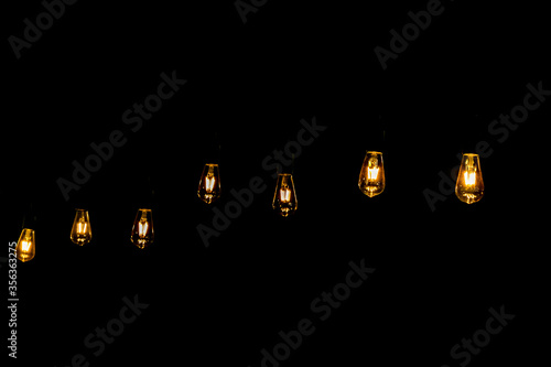 Ceiling lighting with old and modern lights