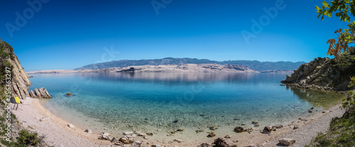 Foto Beautiful beach on island Pag, Croatia