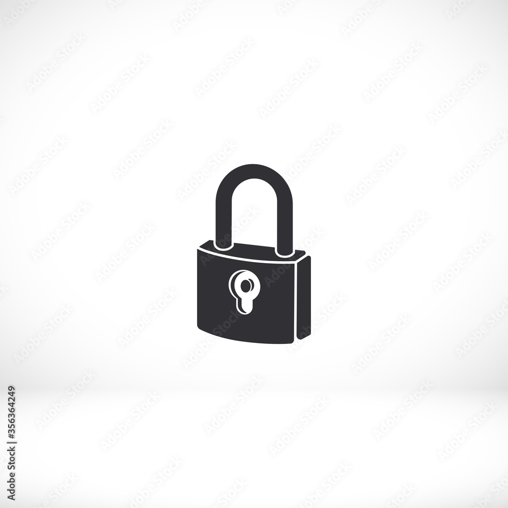 lock icon. Vector Eps 10 . Lorem Ipsum Flat Design padlock lock icon. Vector Eps 10 . Lorem Ipsum Flat Design padlock