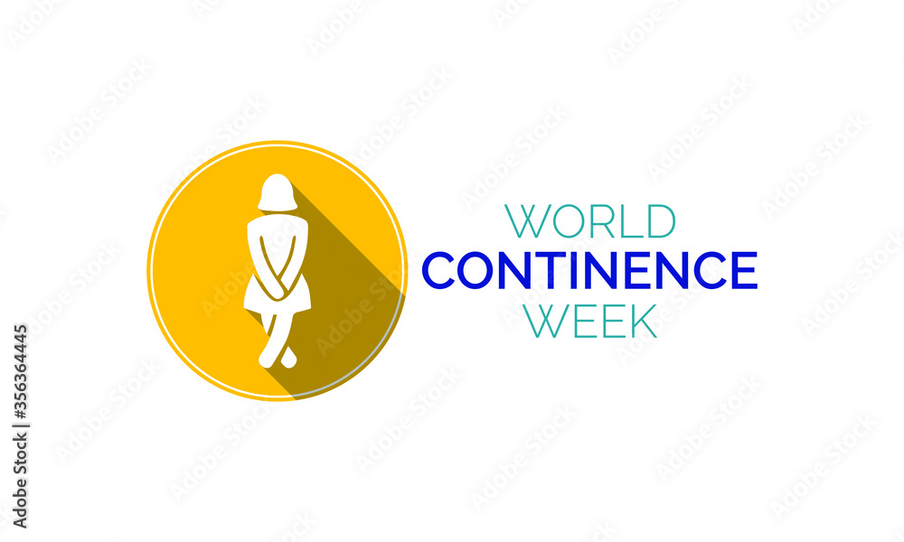 Vector illustration on the theme of World Continence week (WCW) observed each year during June. Vector illustration on the theme of World Continence week (WCW) observed each year during June.