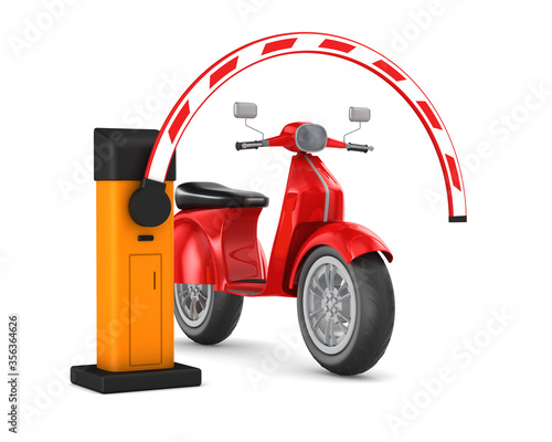 automatic barrier and scoot...
