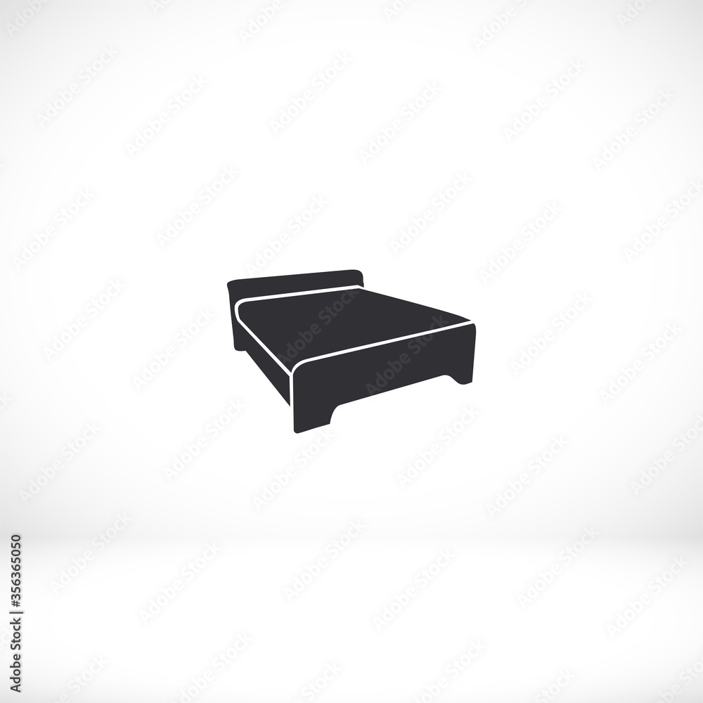 Double bed, icon. Vector Eps 10 . Lorem Ipsum Flat Design Double bed, icon. Vector Eps 10 . Lorem Ipsum Flat Design