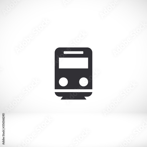 train icon. Vector Eps 10. Lorem Ipsum Flat Design