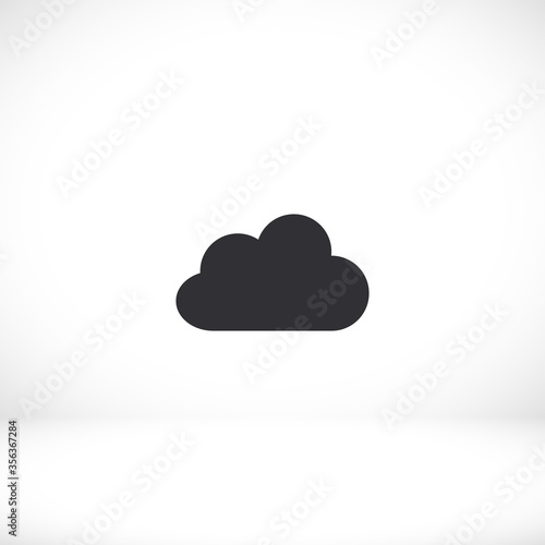 cloud icon. Vector Eps 10. Lorem Ipsum Flat Design м
