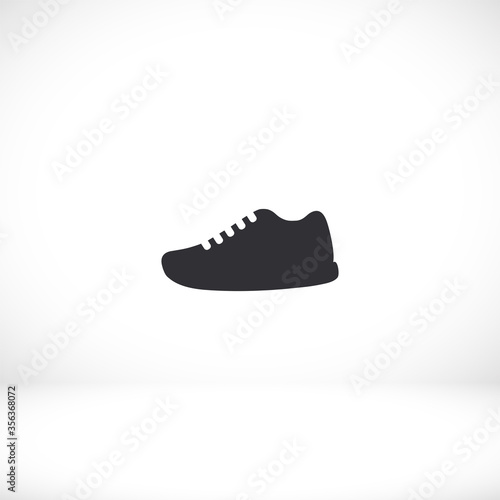 sneakers is sports. vector graphics of shoes. stylish work shoes. sneaker in flat style 10 eps. the work is done for your use.