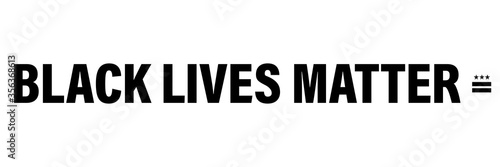 black lives matter road painting vector  washington dc road yellow painting african american police protest. human racial rights. usa